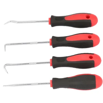 

4PCS/Set Durable Car Pick And Hook Set O Ring Oil Seal Gasket Puller Remover Plier Hand Craft DIY Auto Car Repair Tool