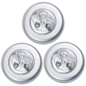

3LED mini touch night light pat light emergency home cabinet light car light