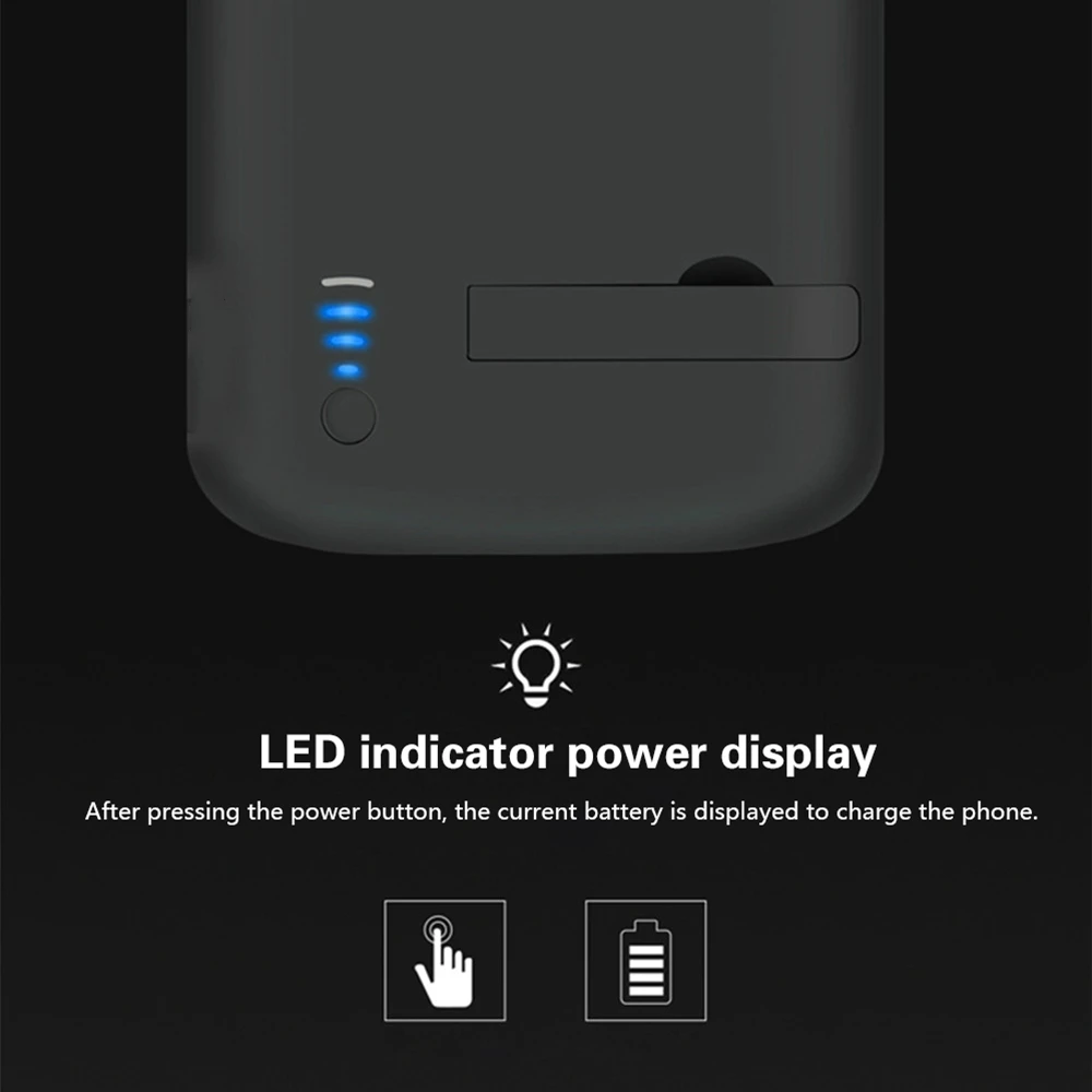Для iphone 11 Pro Аккумулятор Max Case 5000/6000mah power Bank Charing чехол для iphone 11 внешний аккумулятор зарядное устройство чехол