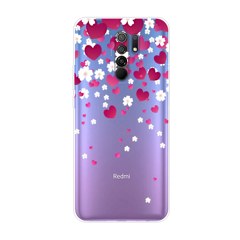 For Coque Redmi 9 Case Transparent Soft TPU silicon Phone Cover For Xiaomi Redmi 9 Case Redmi9 Clear Fundas For Redmi 9 6.53" phone cases for xiaomi Cases For Xiaomi