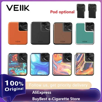 

NEW Original VEIIK Cracker Pod System Kit with 500mAh Battery & 2ml Capacity Pod & 1.2ohm Ceramic Coil Vape kit Vs Drag Nano