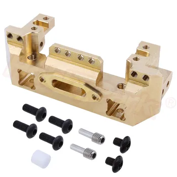 

TRX4 Brass Front Bumper with Servo Mount 114g for RC Car Traxxas TRX-4 1/10 Scale and Trail Crawler Parts