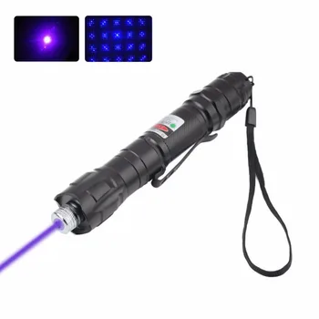 

QIYING Powerful 2in1 Green Laser Pen Pointer Star Cap 5mw 532nm Cat Toy Military Green Laser Belt Clip