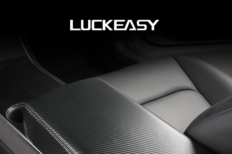 LUCKEASY автомобильный подлокотник коробка защитный чехол для Tesla модель 3- центральный контроль подлокотник Крышка