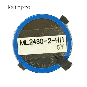 

Rainpro 2PCS/LOT ML2430-2-HI1 3V Lithium manganese battery 3 PINS ML2430