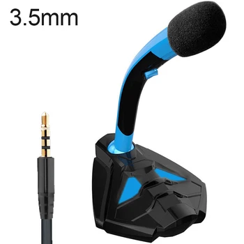 

Computer Wire Microphone Desktop Omnidirectional Condenser PC Laptop Microphone Anti-fall Voice Amplifier For Gaming Live