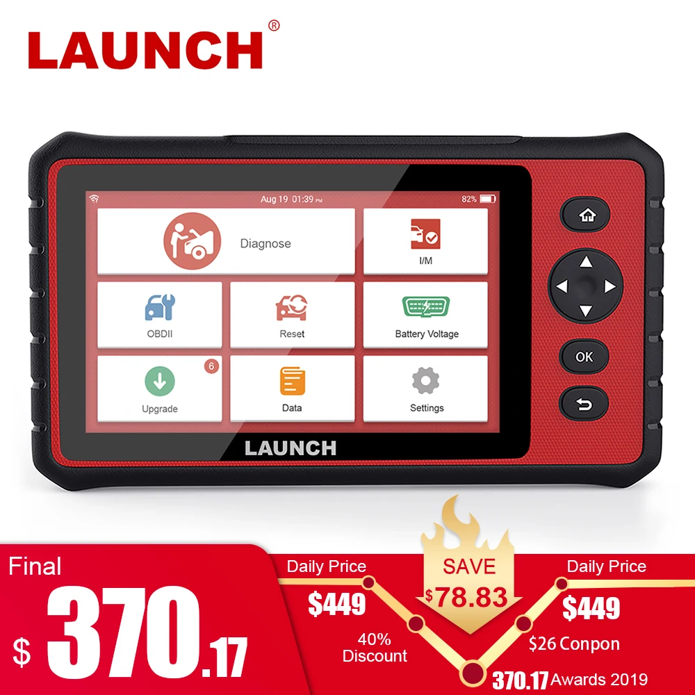 Горячая launch X431 V обновление на официальный запуск веб-сайта X-431 V диагностический инструмент DHL