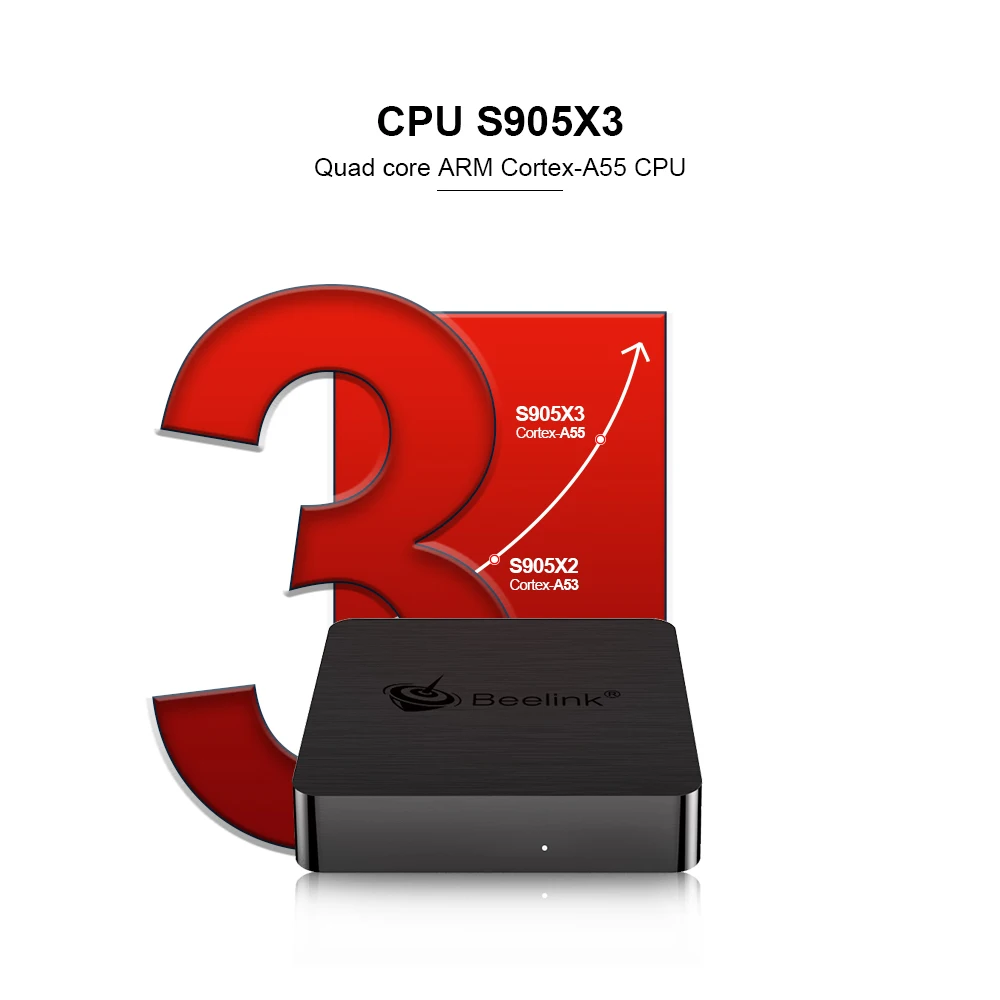 Beelink GT1mini-2 Android 9,0 smart tv Box Amlogic S905X3 4 Гб DDR4 64 Гб BT4.0 2,4G+ 5,8G WiFi 4K медиаплеер 2,4G голосовое дистанционное управление