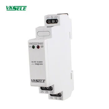 

VKS2223 5A 15A bistable relay AC/DC 12V to 240V din rail timer relay