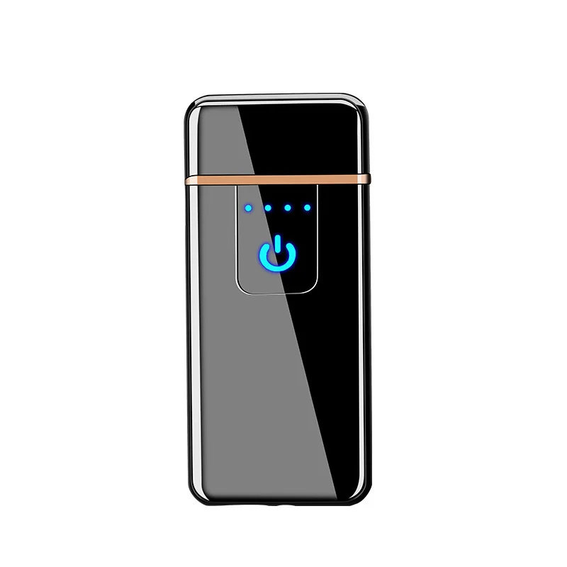 Мини сенсорный индукционный Usb зарядка Двусторонняя точечная Зажигалка