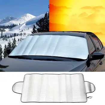 

Foldable Auto Car Windshield Snow Fros Windscreen Shade Sunshade Blind Front Window Screen Cover Protector Ice Frost Accessories
