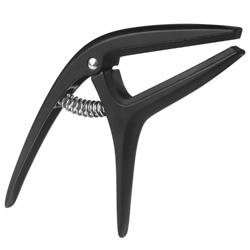 Quick Change Real Universal Capo Guitar for Acoustic Classical Electric Bass All String Instrument. Black | Спорт и развлечения