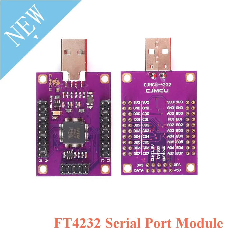 FT4232 четырехканальный USB к последовательному порту UART/SPI/iec/JTAG/RS232/RS485/RS422 модуль 4