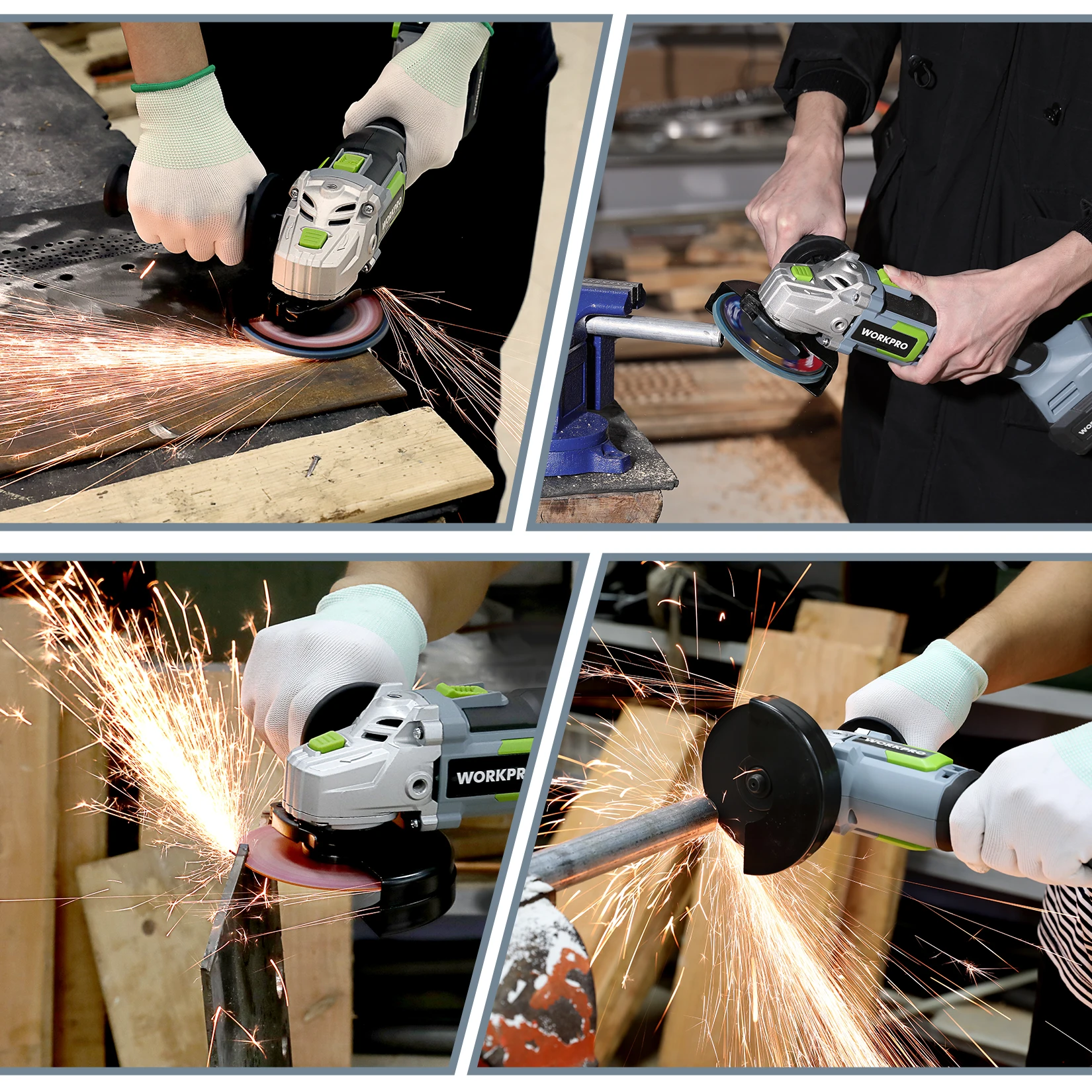20V Lithium-ion Cordless Angle Grinder 125mm