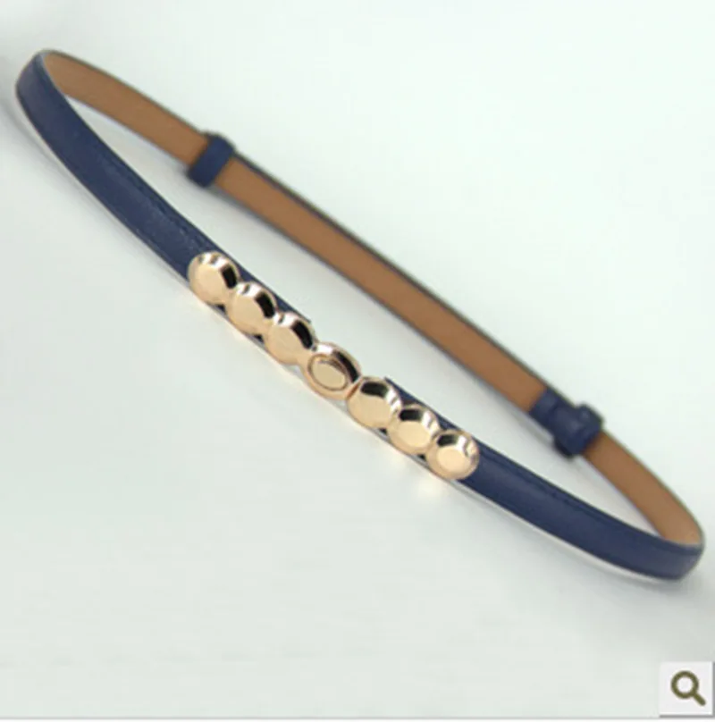 

2020 New Fashion Super Versatile Fluorescent Color Waist Chain Ladies Dress Decorative Belt Thin Belt Female Belt