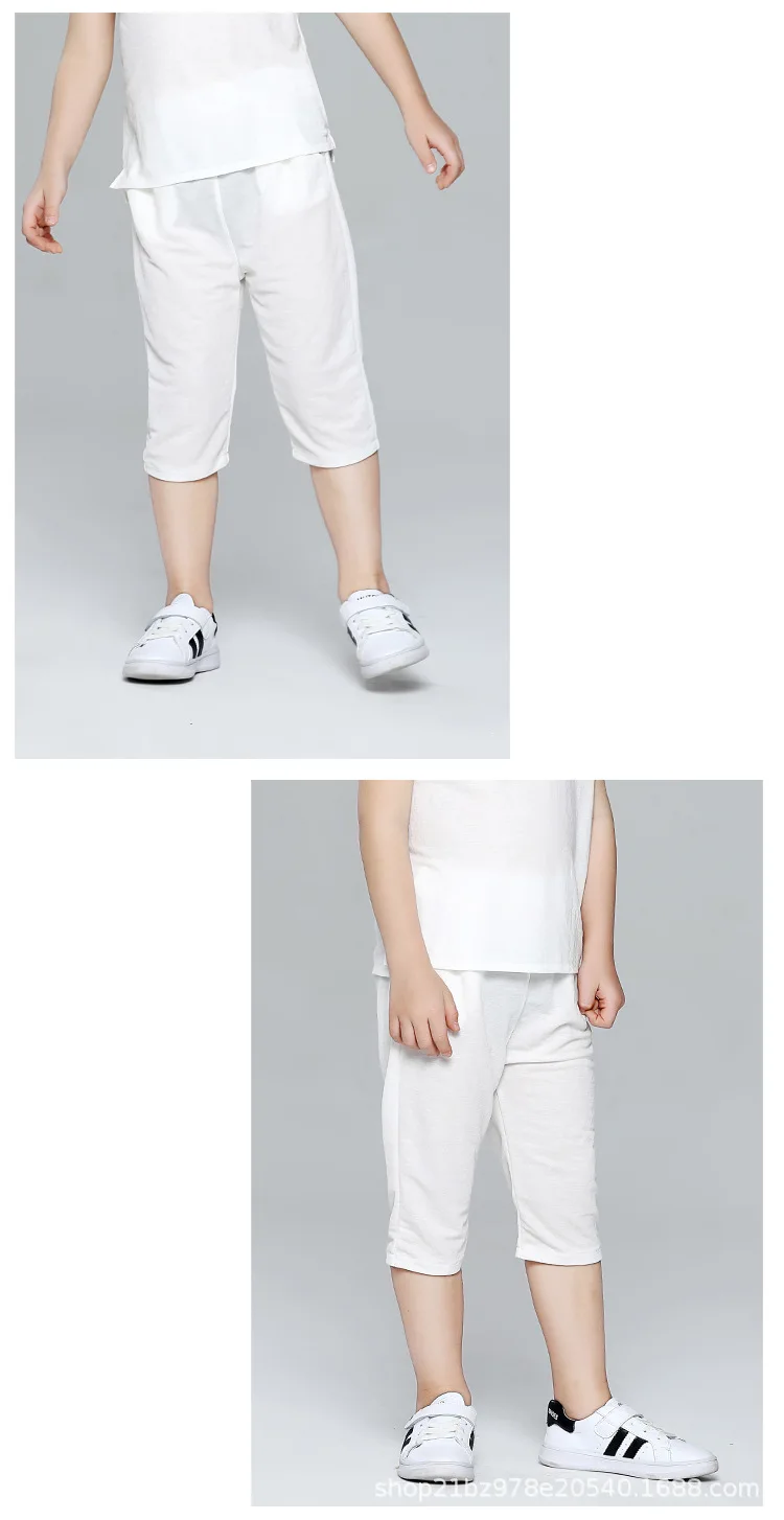 Always New Style Summer Childrenswear Men And Women Child Mosquito Repellent Pants Hemp Cotton Korean-style Repellent CHILD