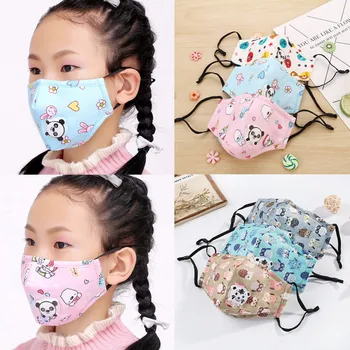 

PM2.5 Children Kids' Mask Baby 1PC Reusable Dustproof PM2.5 Pollution Respirator Cover Masks With Breathing Valve Face Masks