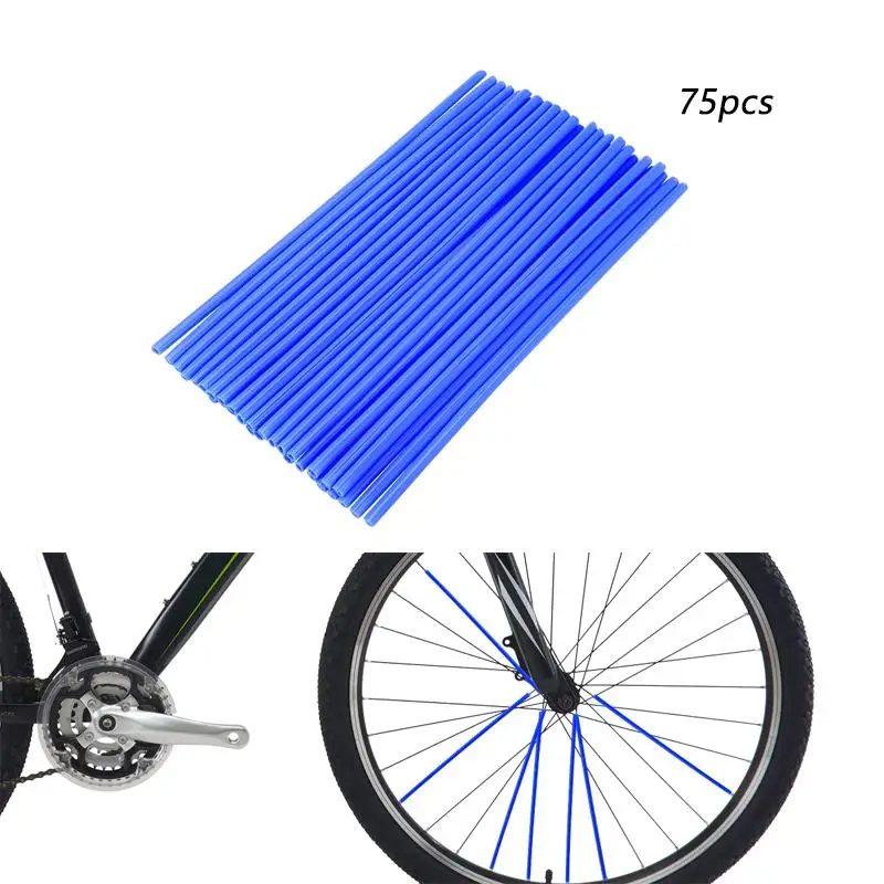 75 PCS Bike Spoke Spoke Skins Covers Motorcycle Motocross Dirt Bike MTB