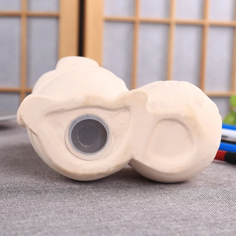 

DIY Color Ceramic Coated Yan Coloured Drawing of Own of Doll White Embryo Pen Container Crow Gypsum 10-30 Yuan Tank Non-