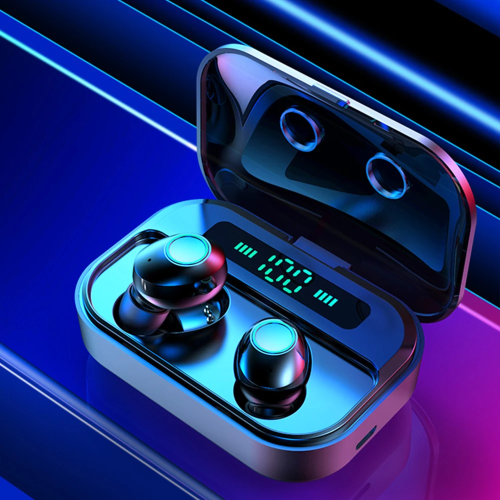 Tws-m7 стерео беспроводные наушники Bluetooth гарнитура наушники-вкладыши с зарядным устройством Поддержка беспроводной зарядки для Android/iOS