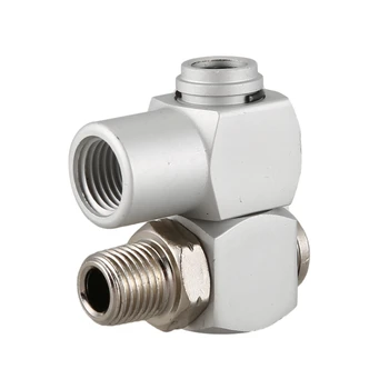 

1/4 compressed air joint coupling 360 Degree rotatable pneumatic adapter swivel connection