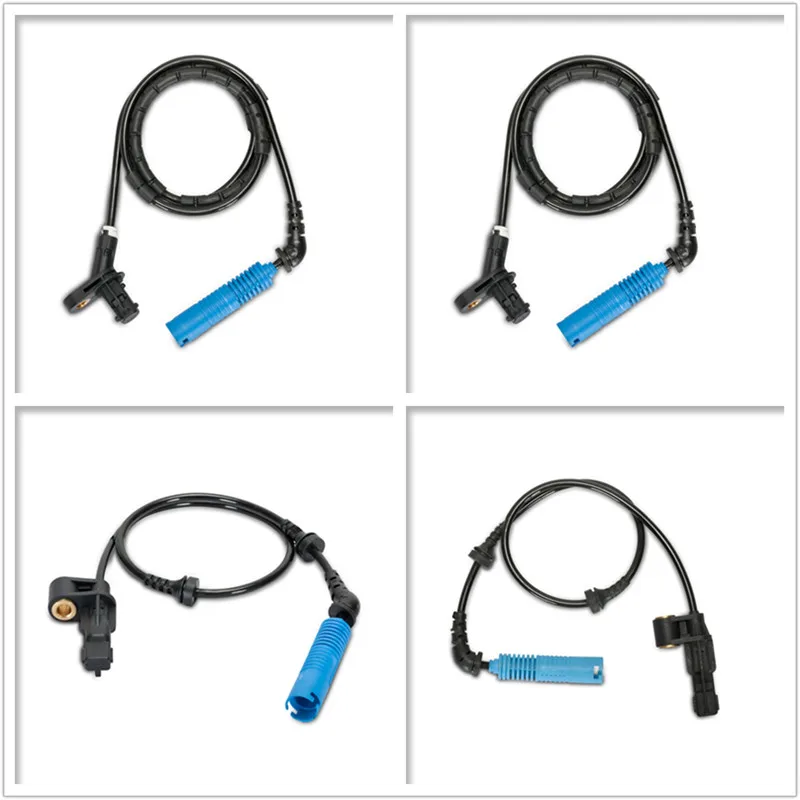 4PCS New ABS Sensor Speed Sensor Front Axle+Rear Axle for BMW E46 316