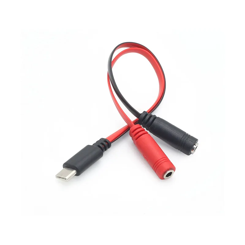 Горячий USB C 3 1 тип c двойной 5 мм AUX разъем для наушников головной гарнитуры Кабель