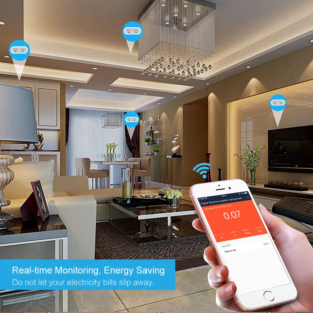 Дизайн wifi smart plug с низкой ценой