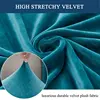 Velvet sofa seat cover cushion cover thick Jacquard solid soft stretch sofa slipcovers funiture protector 3
