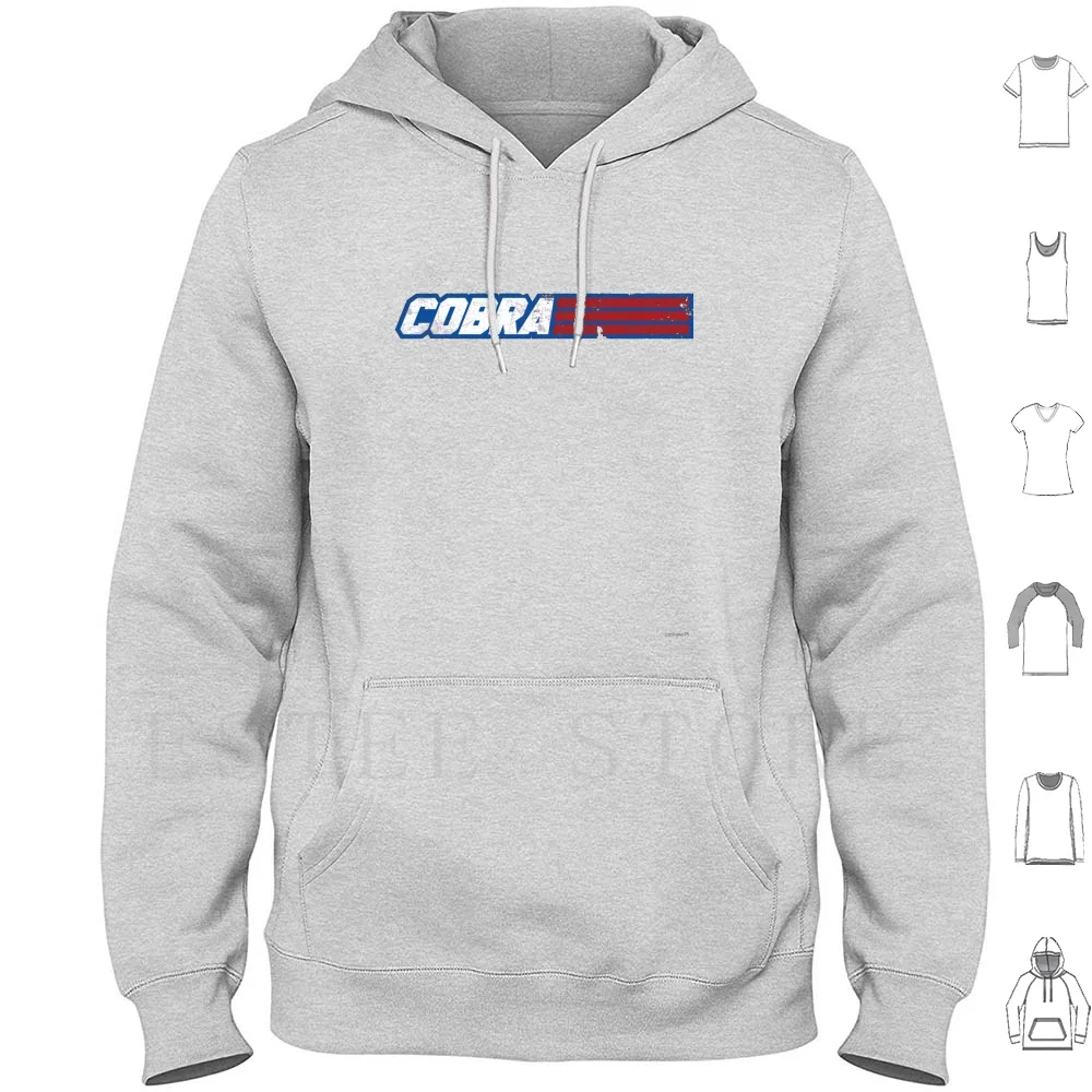 Yo Bra! Felpe Con Cappuccio Gi Joe Commander 80S Cartoni Animati Destro Figure Giocattoli Joes Geek Nerd Cool