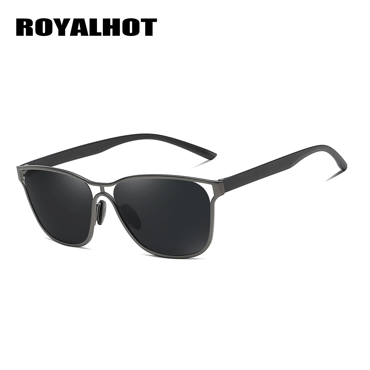 RoyalHot, мужские, женские, поляризационные солнцезащитные очки, кошачий глаз, алой оправа, солнцезащитные очки, очки для вождения, солнцезащитные очки, Oculos masculino, мужские, 900175 - Цвет линз: Grey