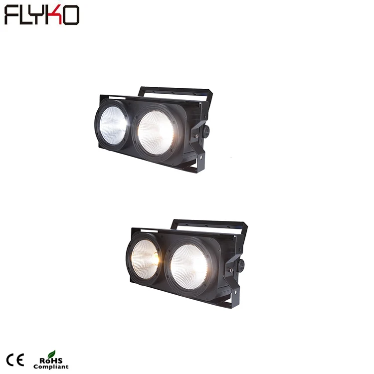 2pcs Сценический dj disco light 200 Вт 2 глаза cob светодиодный светильник заливающего света - Цвет: 2pcs