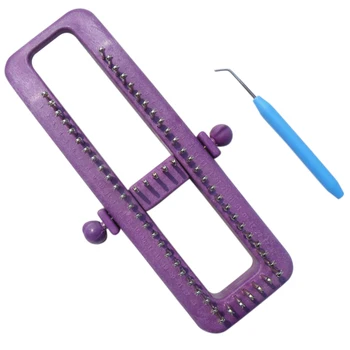 

Weaving Tools Sewing Craft Scarf DIY Accessories Yarn Sock Weaver Hat Adjustable Handmade With Crochet Knitting Loom Set