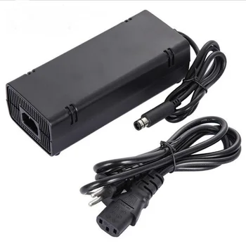 

EU US Plug AC Power Adapter 220V Charge Charging Power Cable for Microsoft Xbox 360x-360 Slim 135w Power Supply