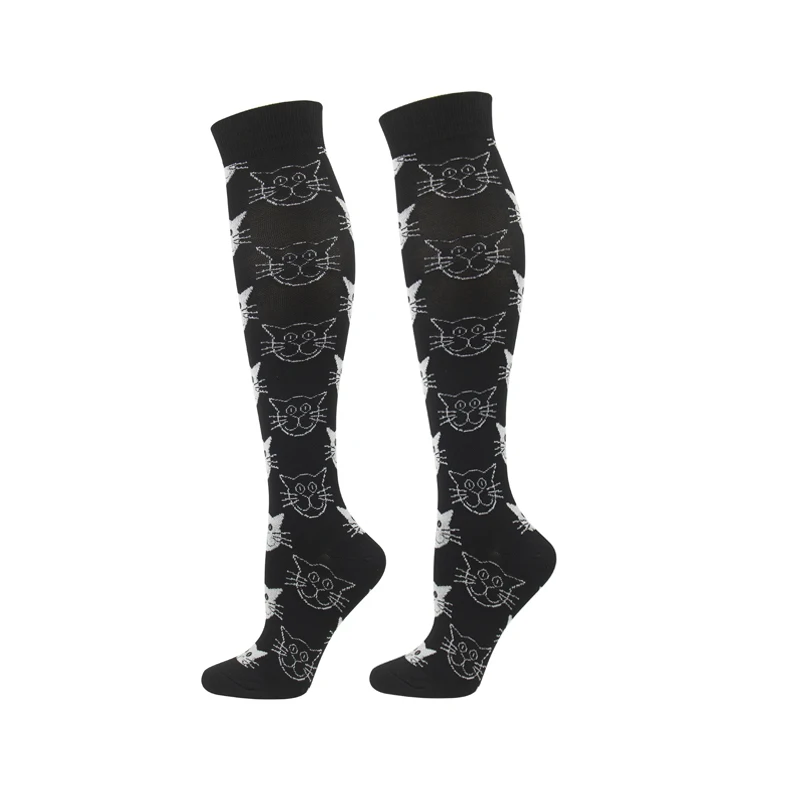 1Pairs Camouflage Yoga Floor Sleep Beautiful Legs Hose Compression Socks Men Women Running Sports Travel Stocking