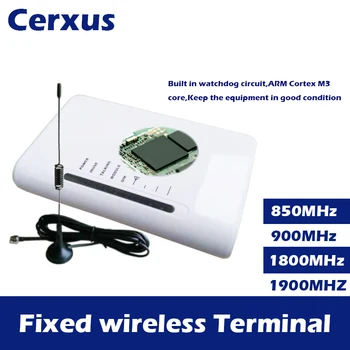 Fixed Wireless Terminal GSM 850/900/1800/1900MHz Wireless Access Platform pstn Dialer DTMF for phone Landlines alarm led display 1