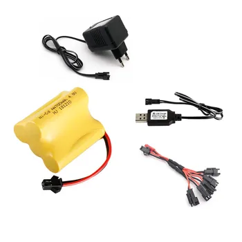 

4.8v Nicd Battery +4.8v charger For Rc toys Cars Boats Tanks Robots Guns 4* AA 700mah 4.8v Rechargeable Battery Pack 1 to 3pcs