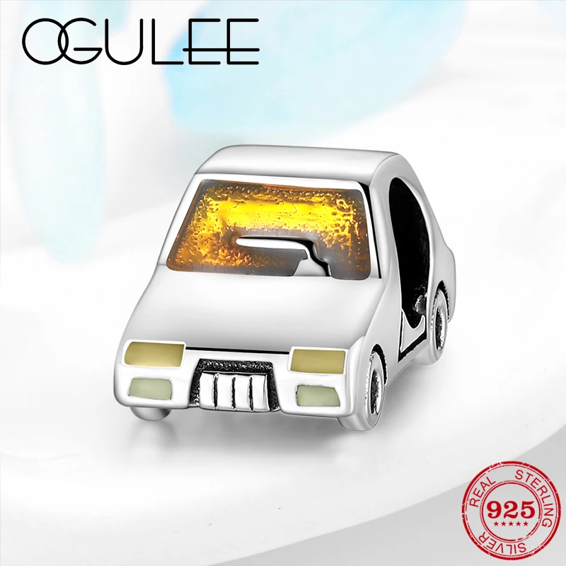 

100% Authentic 925 Sterling Silver Charms Classic Luxury Car Beads Fit Original Pandora Bracelet Bangles DIY Jewelry Making