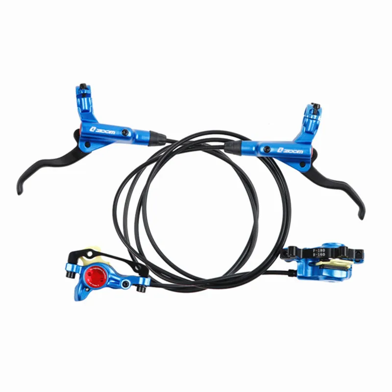 Blue No Disc SHIMANO BR-MT200/ZOOM HB-875 MTB Гидравлический тормоз MT200 M615 M447 Гидравлический дисковый тормоз добавлен G3/HS1 диск фирменный - Цвет: Blue No Disc