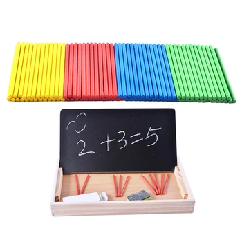 

Wooden Number Counting Sticks Blackboard Learning Educational Kids Toy Gift Early Learning Arithmetic toys For Children