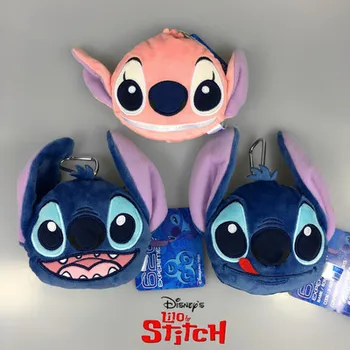 

IVYYE Smile Stitch Anime Plush Coin Purse Cartoon Change Purses Coins Money Wallet Card Key Bags Kid Gift