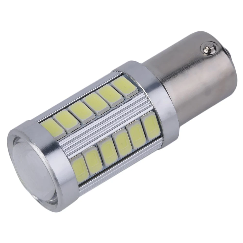 12 В 1156 P21W 33 SMD светодиодная система DRL дневные ходовые стробоскоп сигналы стоп-сигналы 360 Угол луча автомобильные аксессуары