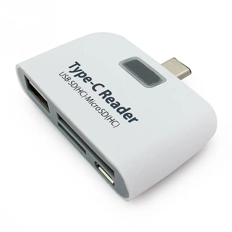 Yiwa многофункциональный адаптер для карт памяти USB 3,1 type C USB-C TF SD OTG кард-ридер для Mac Book Phone Tablet