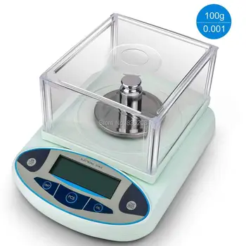 

100 x 0.001g 1mg Digital Lab Analytical Balance Electronic Precision Scale laboratory Digital Electronic Precision weight scale