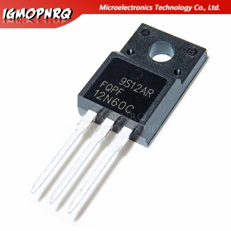 10PCS FQPF12N60C TO 220 12N60C 12N60 TO220 Field Effect transistor ...