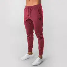 Новинка, мужские брюки для бега с принтом, мужские брюки для улицы, повседневные спортивные штаны, Хлопковые Штаны для занятий фитнесом