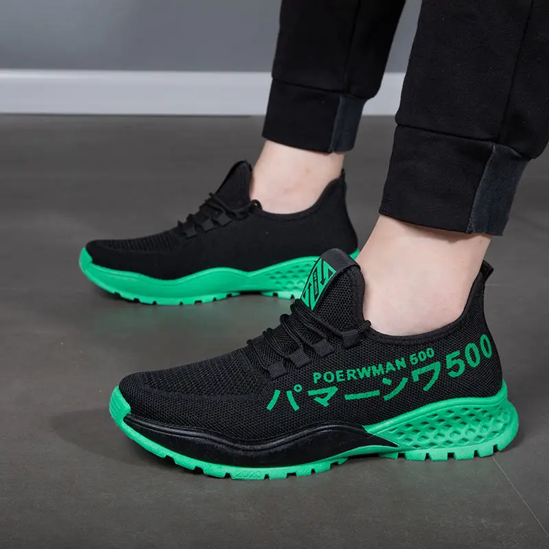2021 New Style Men's Casual Sneakers Air Permeable Leisure Sport Running Fashion Shoes Mesh Knit Man Sneaker Comfortable |