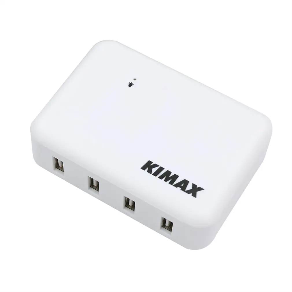 BS-PW04 USB3.0 четыре порта дистрибьютор автомобильное зарядное устройство многопортовый концентратор зарядное устройство - Цвет: white