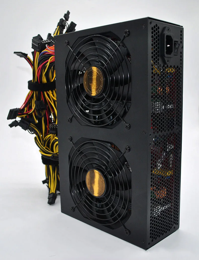 ETH Mining PC Asic источник питания 3600 Вт Bitcoin Miner чехол PSU КОМПЬЮТЕРНЫЙ СЕРВЕР Fonte для GTX 1080 RX470 480 570 12-13 GPU B