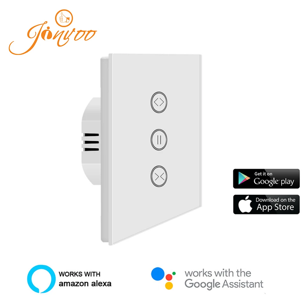 Переключатель Jinvoo Zigbee для штор с роликовым затвором электрический двигатель Google